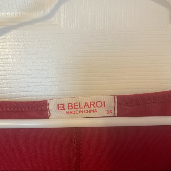 Red/Wine Colored Tunic Dress - Picture 4 of 5